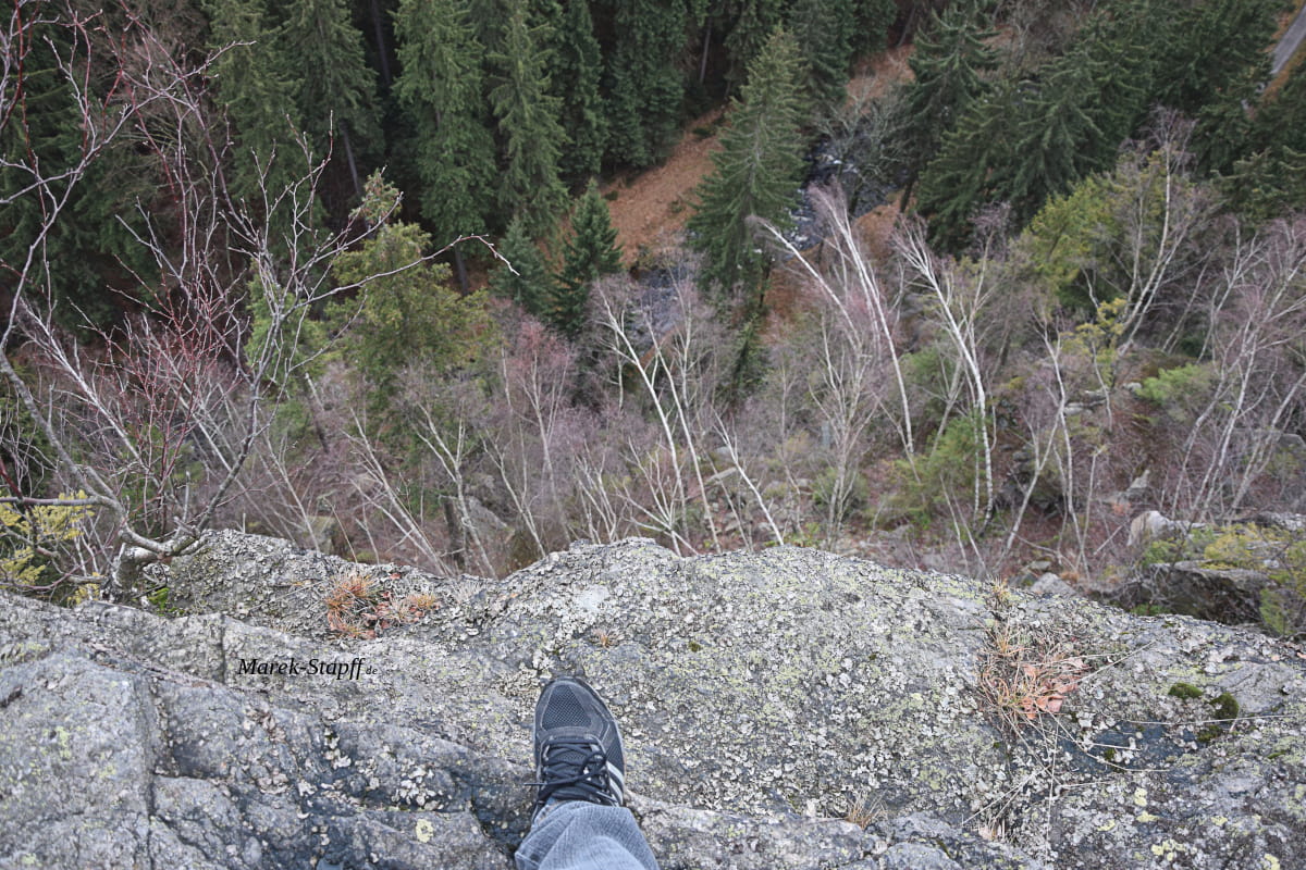 Blick vom Berg ins Tal